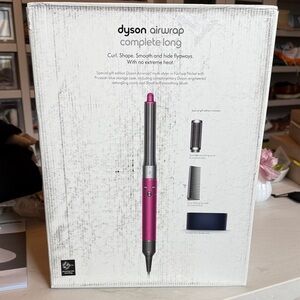 Brand New - Dyson Airwrap Complete for Long Hair in Pink and Silver